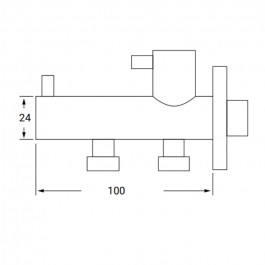 Grifo Higiénico para Wc Nova IR60 Latón