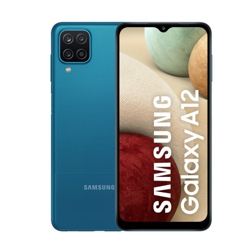 Movil Samsung Galaxy A12 6,5" Octa Core 3+32GB 4 Camaras Azul