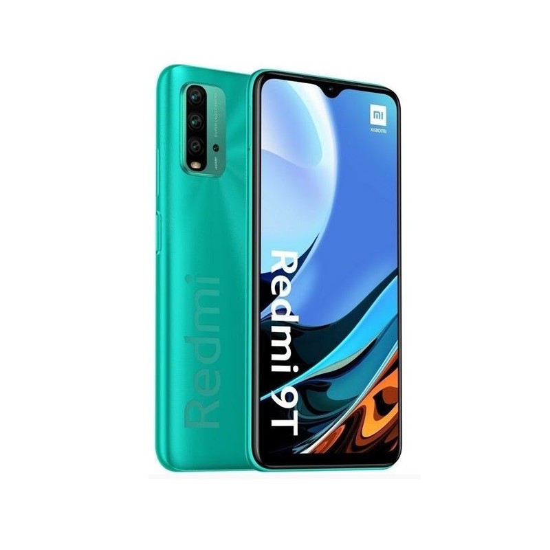 Teléfono Móvil Xiomi Redmi 9T 4GB+64GB NFC OCEAN GREEN 6,53" ANDROID