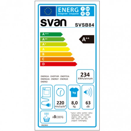 Secadora SVAN SVSB84 A++ 8Kg