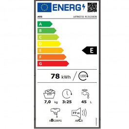 Lavadora Carga Superior Aeg L6TBG721 7kg 1200rpm Clase E