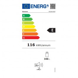 Frigorífico Americano Siemens KA95NVIEP 186cm NoFrost Clase E