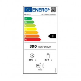 Frigorífico Americano Electrolux EAL6147WOX 178cm NoFrost Clase F