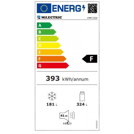 Frigorífico Americano Milectric AMR-522A inox 177cm