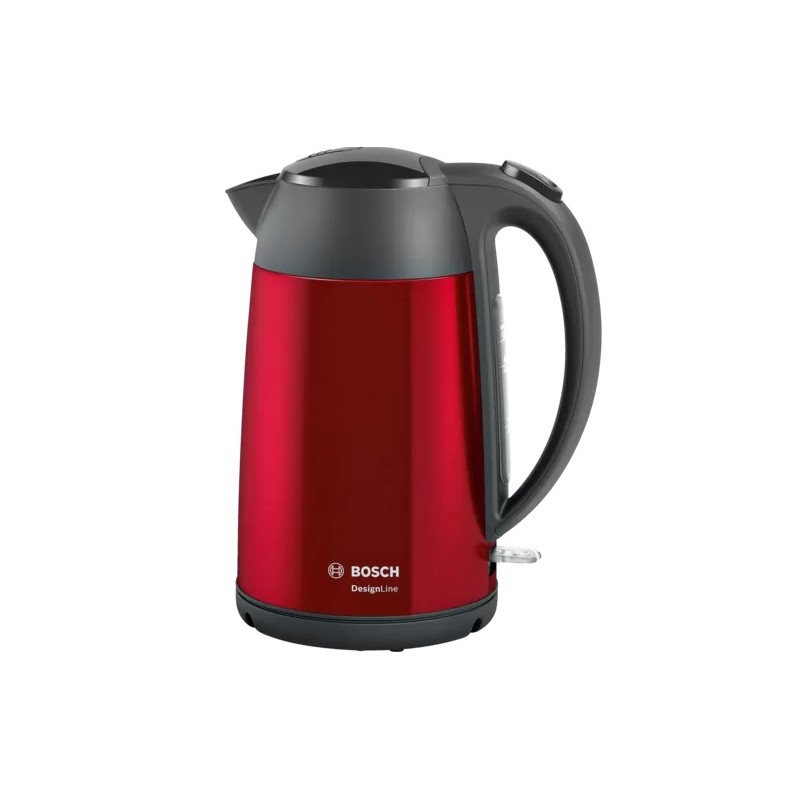 Hervidor Bosch TWK3P424 DesignLine Rojo 2400W