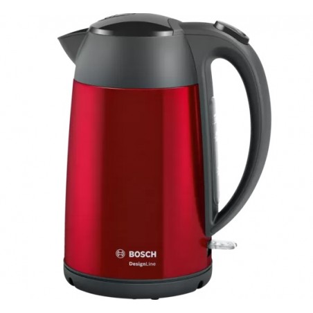 Hervidor Bosch TWK3P424 DesignLine Rojo 2400W