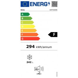 Congelador Balay 3GFF568WE de 186cm No Frost