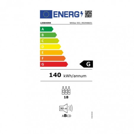 Vinoteca Liebherr WKEES553 44cm Cíclico Clase G
