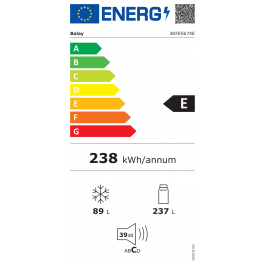 Frigorífico Combi Balay 3KFE567XE No Frost inox E 186cm