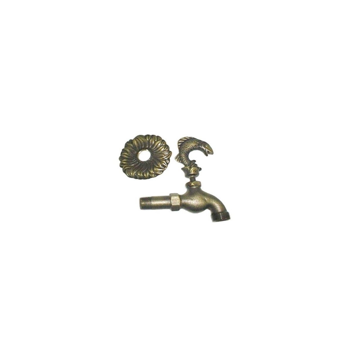 Grifo Nova Pez Bronce Antiguo