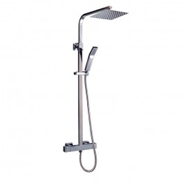 Comprar Col.Termostática Extensible Cuadrada Nova SQUARE Rociador 25 cms Oferta Outlet