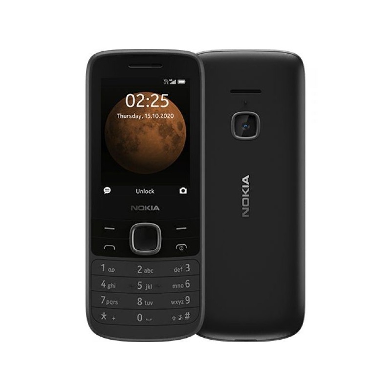 NOKIA 225 2020 NEGRO MÓVIL 4G 2.4'' QVGA FM CAM VGA 0.3MP