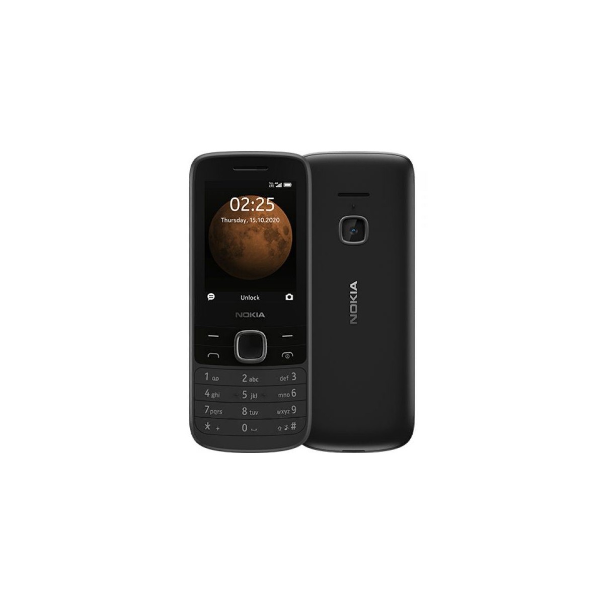 NOKIA 225 2020 NEGRO MÓVIL 4G 2.4'' QVGA FM CAM VGA 0.3MP