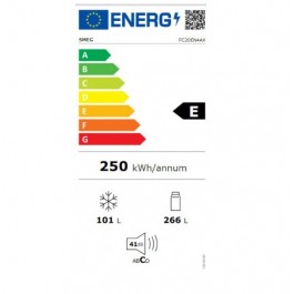 Frigorífico Combi Smeg FC20EN4AX 201cm Inox Clase E