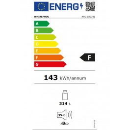 Frigorífico Integrable Whirlpool ARG180701 177cm Clase F