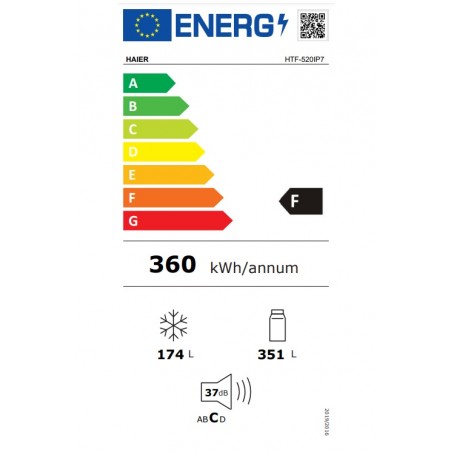 Frigorífico Side by Side Haier HTF520IP7 190cm No Frost Clase F