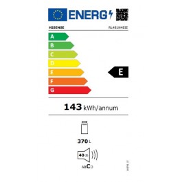 Frigorifico Hisense RL481N4BIE inox 185cm