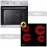 HOME Kit Horno/Vitrocerámica INFINITON HV-V406 - Horno 70 litros