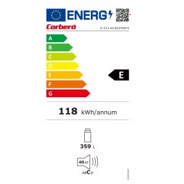 Frigorífico Corberó ECCLH18520NFX 185cm NoFrost Clase E