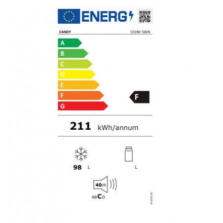 Congelador Arcón Candy CCHM100N 55cm Cíclico Clase F