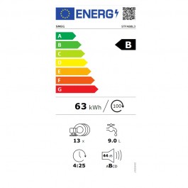 Lavavajillas Integrable Smeg STFABBL3 60cm Clase B