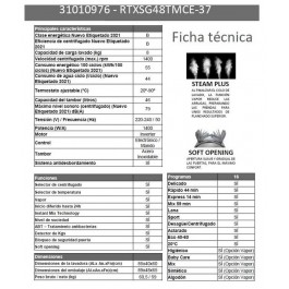 Lavadora Carga Superioir HAIER RTXSG48TMCE37 8kg 1400rpm B