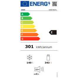 Frigorífico Combi Haier A3FE744CPJ 200cm NoFrost Clase E