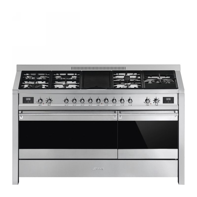 Cocina clásica SMEG A5-81 inox gas 150x60cm