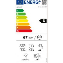 Lavadora de Carga Superior Corberó E-CLACSM6520 de 6,5kg