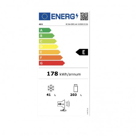 Congelador AEG RDB428E1AX 161cm LowFrost Clase E