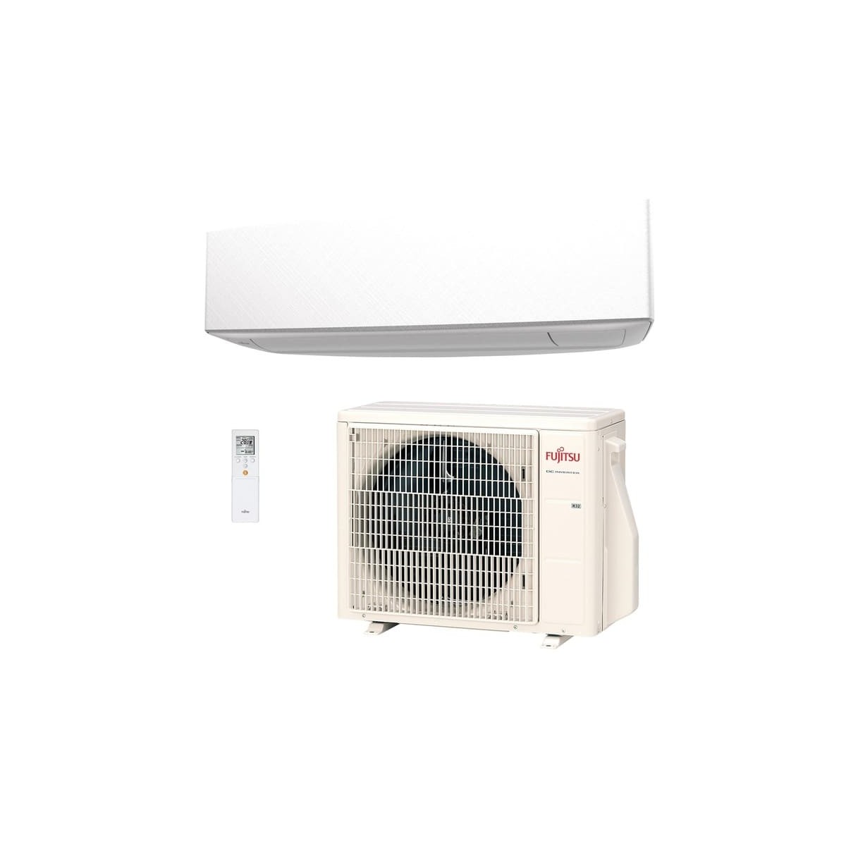 Aire Acondicionado Fujitsu ASY35-KE Blanco Inverter 2923 Frigorías Split 1X1