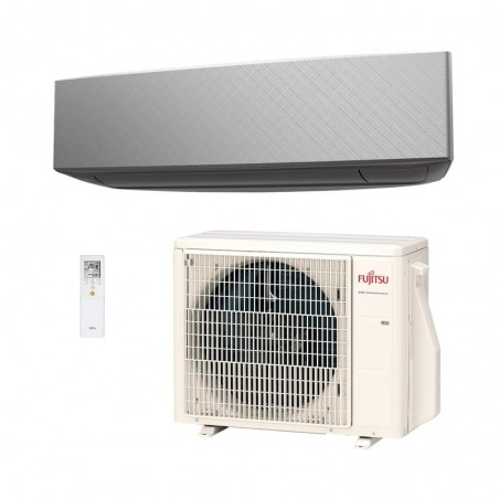 Aire Acondicionado Fujitsu ASY25-KE Plata Inverter 2150 Frigorias Split 1X1