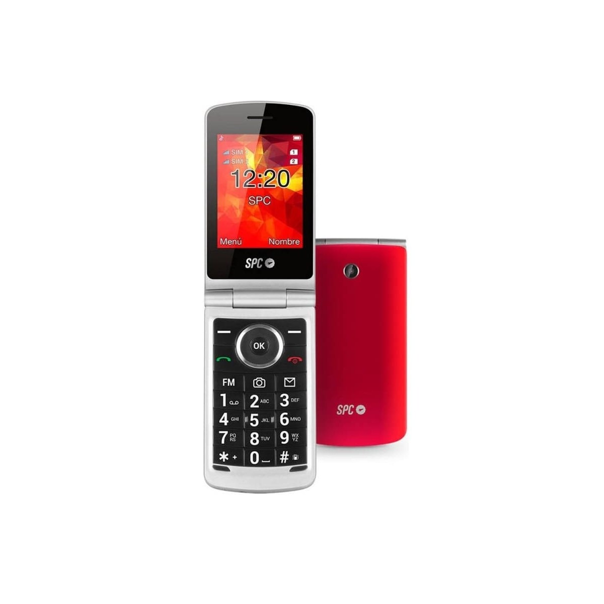 Telefono Spc Opal Red de 2.8" Bluetooth Radio FM