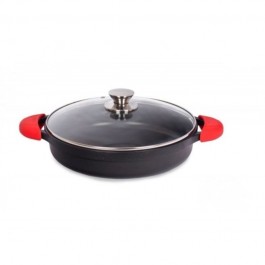 Comprar Cazuela Inducción Tapa Vidrio Asas Valira 28C Baja 4136/25 Oferta Outlet