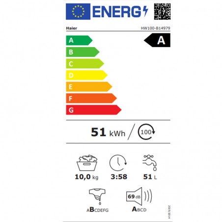Lavadora Haier HW100B14979 10kg 1400rpm