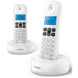 Comprar Telefono Philips D1612W Duo Blanco inalambrico Oferta Outlet