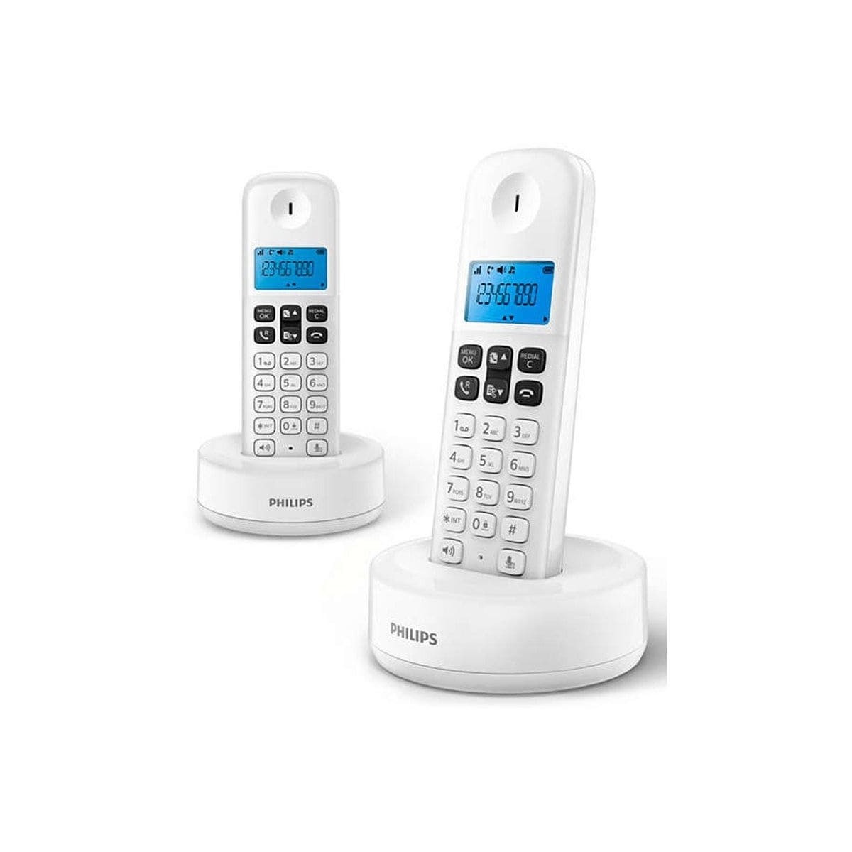 Telefono Philips D1612W Duo Blanco inalambrico