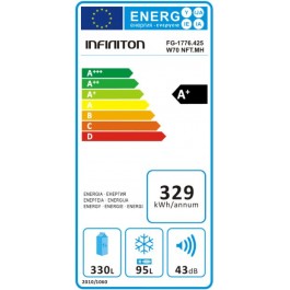 Frigorifico Infiniton FG-1776S.425 W70NFT MH de 177cm NO FROST