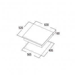 Placa Inducción CATA INSB 6032 BK 3z