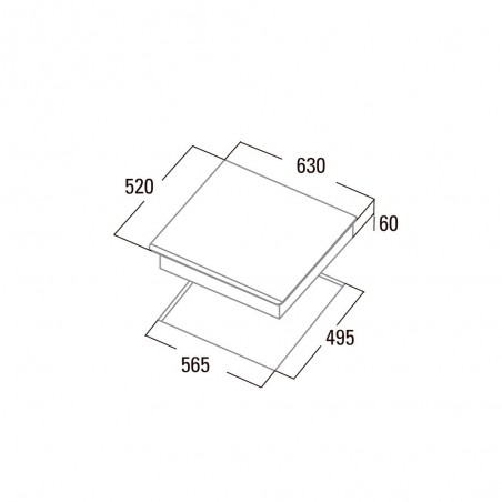 Placa Inducción CATA INSB 6032 BK 3z