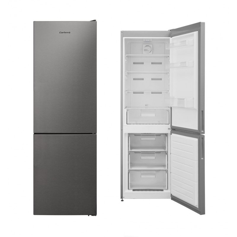 Frigorifico Combi Corbero CC294V22NFX de 186cm inox