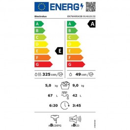 Lavasecadora Electrolux EN7W4954OB Blanco 9Kg