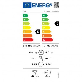 Lavasecadora AEG L7WBG841 8Kg 1600rpm