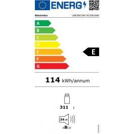 Frigorifico Conservador Integrable Electrolux LRB3DE18S 1772mm