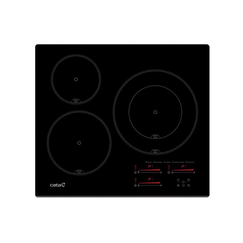 Placa de Inducción Cata INSB 6028 BK de 60cm 3 Zonas