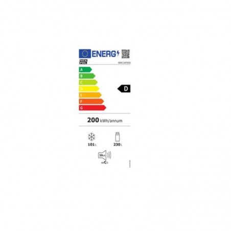 Frigorífico Combi New Pol NWC187EIDI 186cm NoFrost