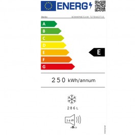 Congelador Beko B3RMFNE314W NoFrost 187cm