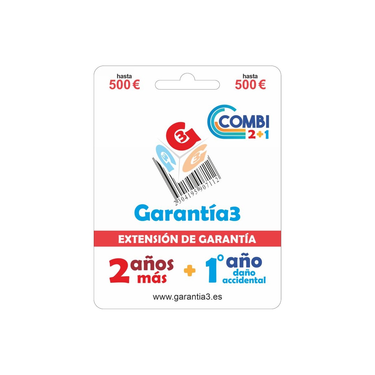 GARANTÍA3 - COMBI 2+1 - tope máximo 500€