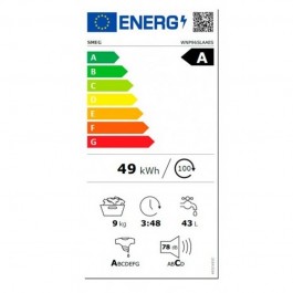 Lavadora Smeg WNP96SLAAESm 9kg 1400rpm