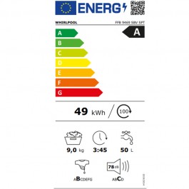 Lavadora Whirlpool FFB9469SBVSPT 9kg 1400rpm